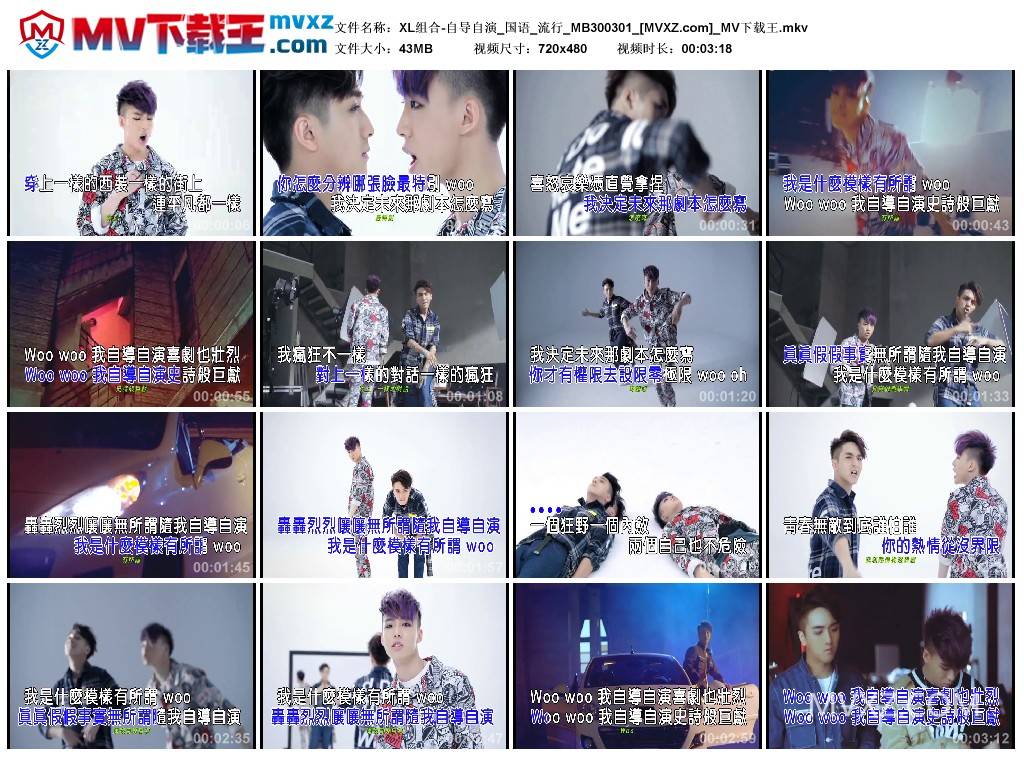 XL组合-自导自演_国语_流行_MB300301